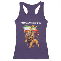 I Stand With Iran Racerback Tank Top Freedom Lion Patriotic Resistance Gift