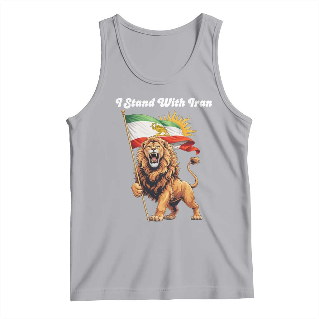 I Stand With Iran Tank Top Freedom Lion Patriotic Resistance Gift