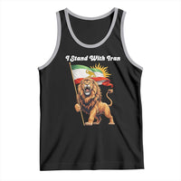 I Stand With Iran Tank Top Freedom Lion Patriotic Resistance Gift