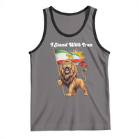 I Stand With Iran Tank Top Freedom Lion Patriotic Resistance Gift