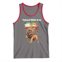 I Stand With Iran Tank Top Freedom Lion Patriotic Resistance Gift