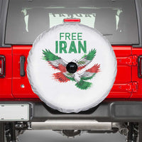 Iranian Flag Peace Doves Spare Tire Cover Free Iran Freedom Statement Gift
