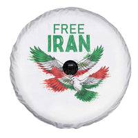 Iranian Flag Peace Doves Spare Tire Cover Free Iran Freedom Statement Gift