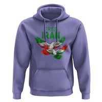 Iranian Flag Peace Doves Hoodie Free Iran Freedom Statement Gift