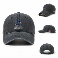 Kings Of The Northwest Washed Cotton Baseball Cap Funny Seattle Dominates New England