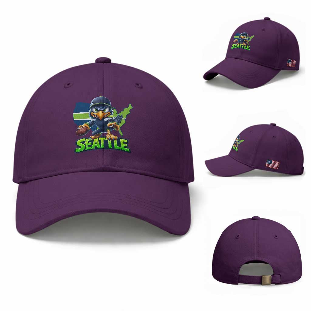 Seattle Fan Pride Baseball Cap Gift For Sports Lover