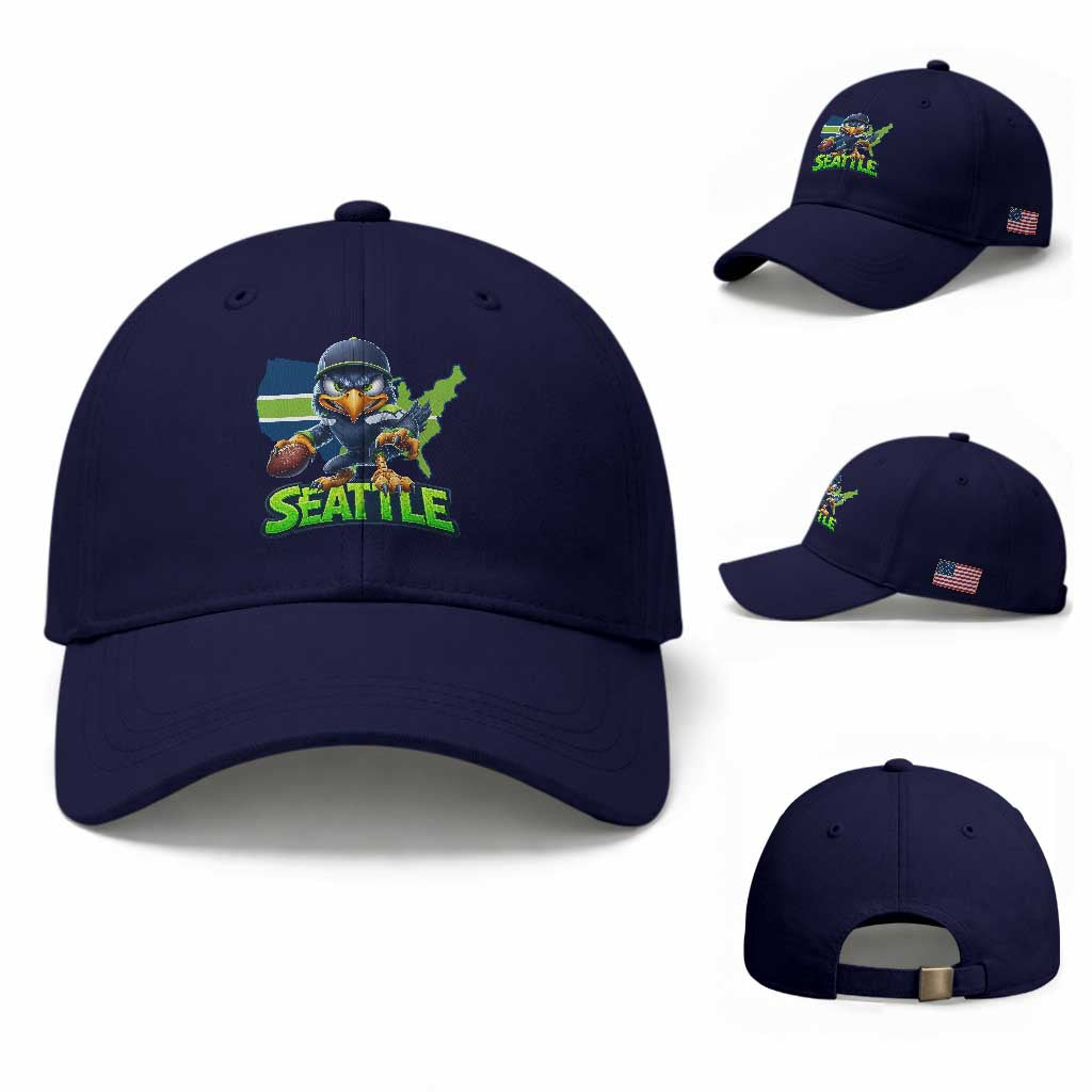 Seattle Fan Pride Baseball Cap Gift For Sports Lover