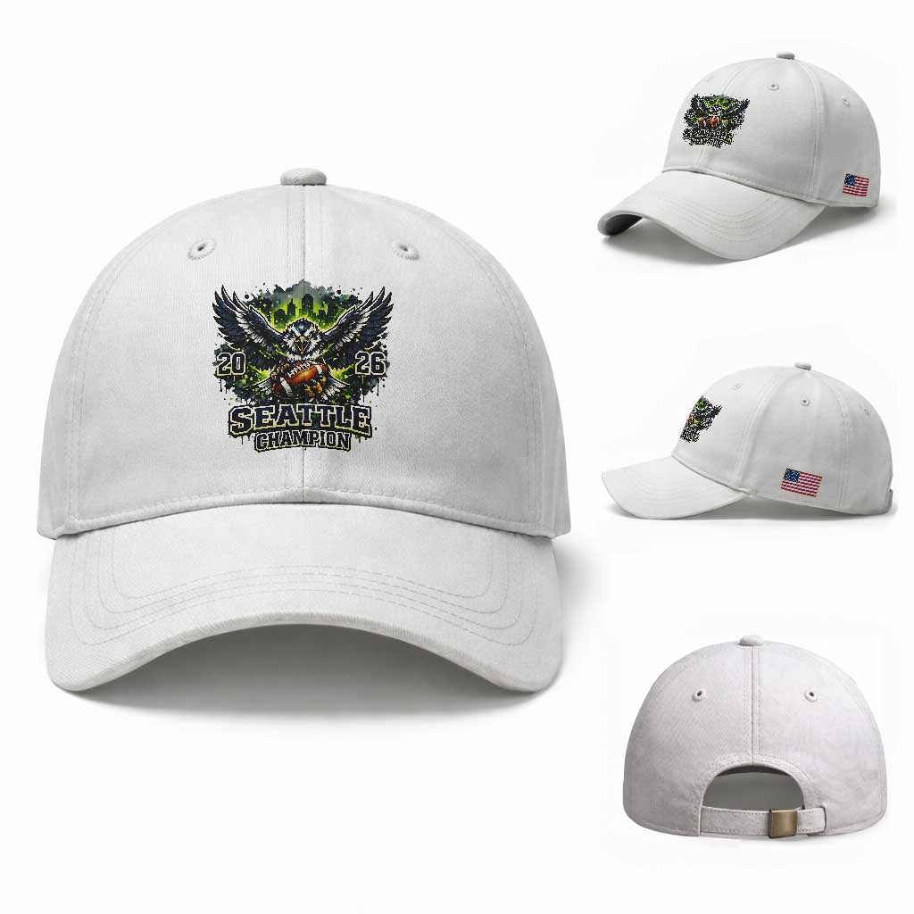 2026 Champion Baseball Cap Gift For Seattle Sports Fans