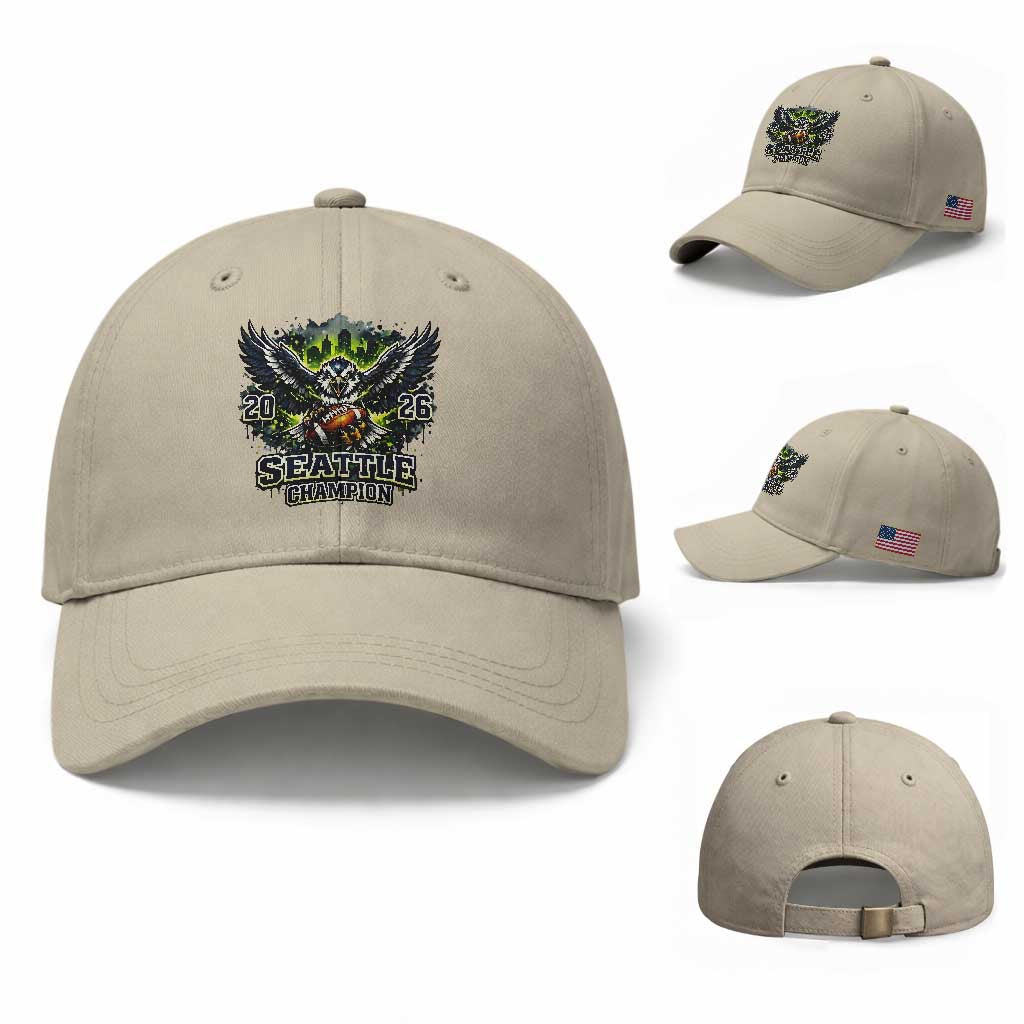 2026 Champion Baseball Cap Gift For Seattle Sports Fans