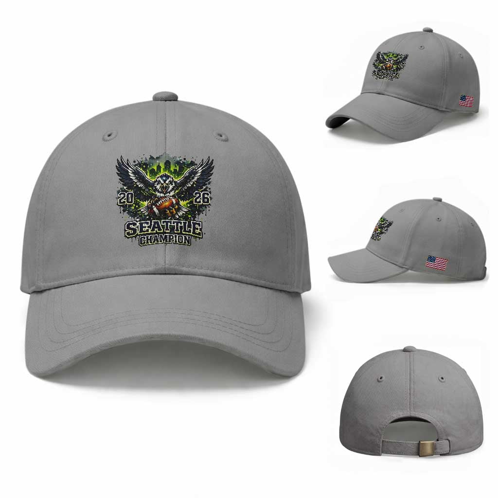 2026 Champion Baseball Cap Gift For Seattle Sports Fans
