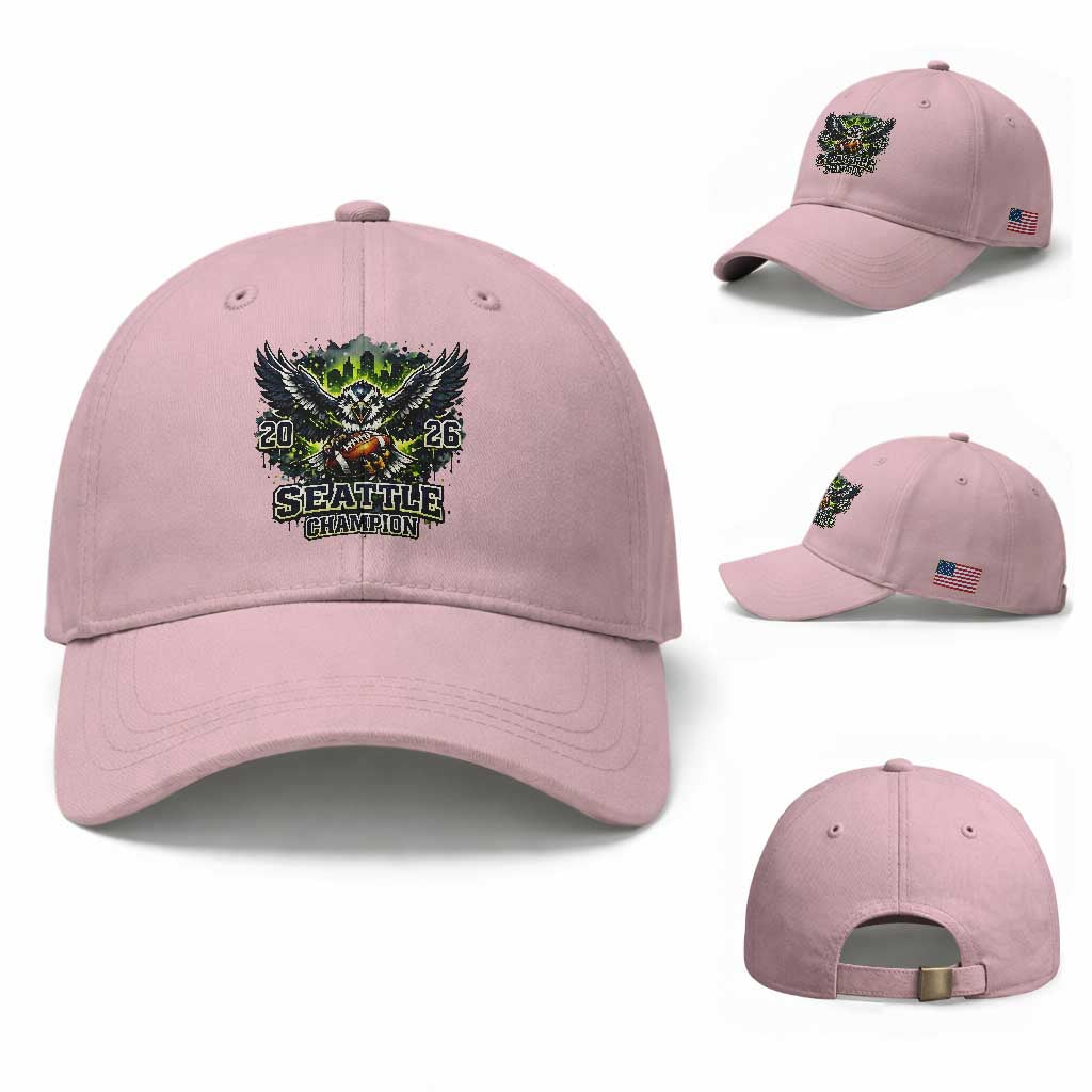 2026 Champion Baseball Cap Gift For Seattle Sports Fans