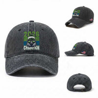 2026 Champion Seattle Washed Cotton Baseball Cap 12s Fan Pride