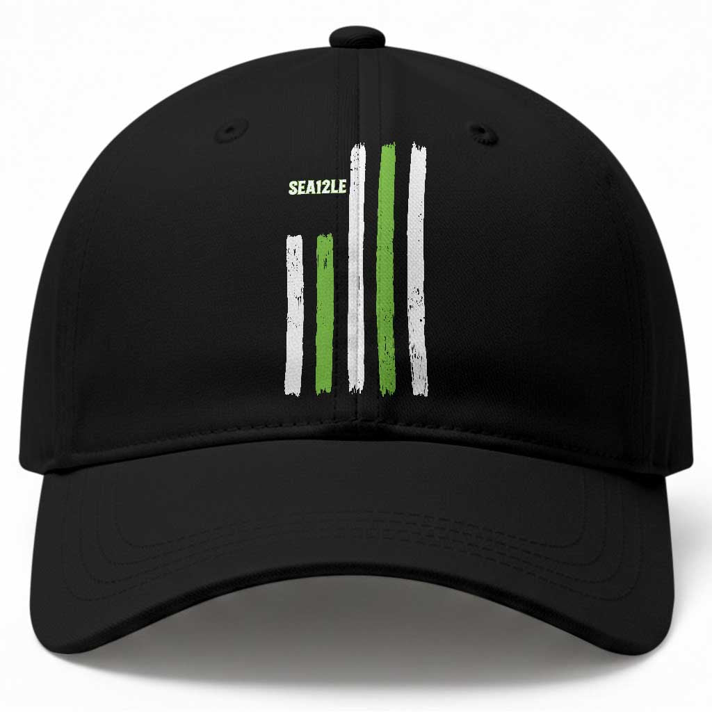 SEA12LE Champion Football Fan Gift Baseball Cap Blue Green Pride