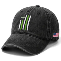 SEA12LE Champion Football Fan Gift Washed Cotton Baseball Cap Blue Green Pride