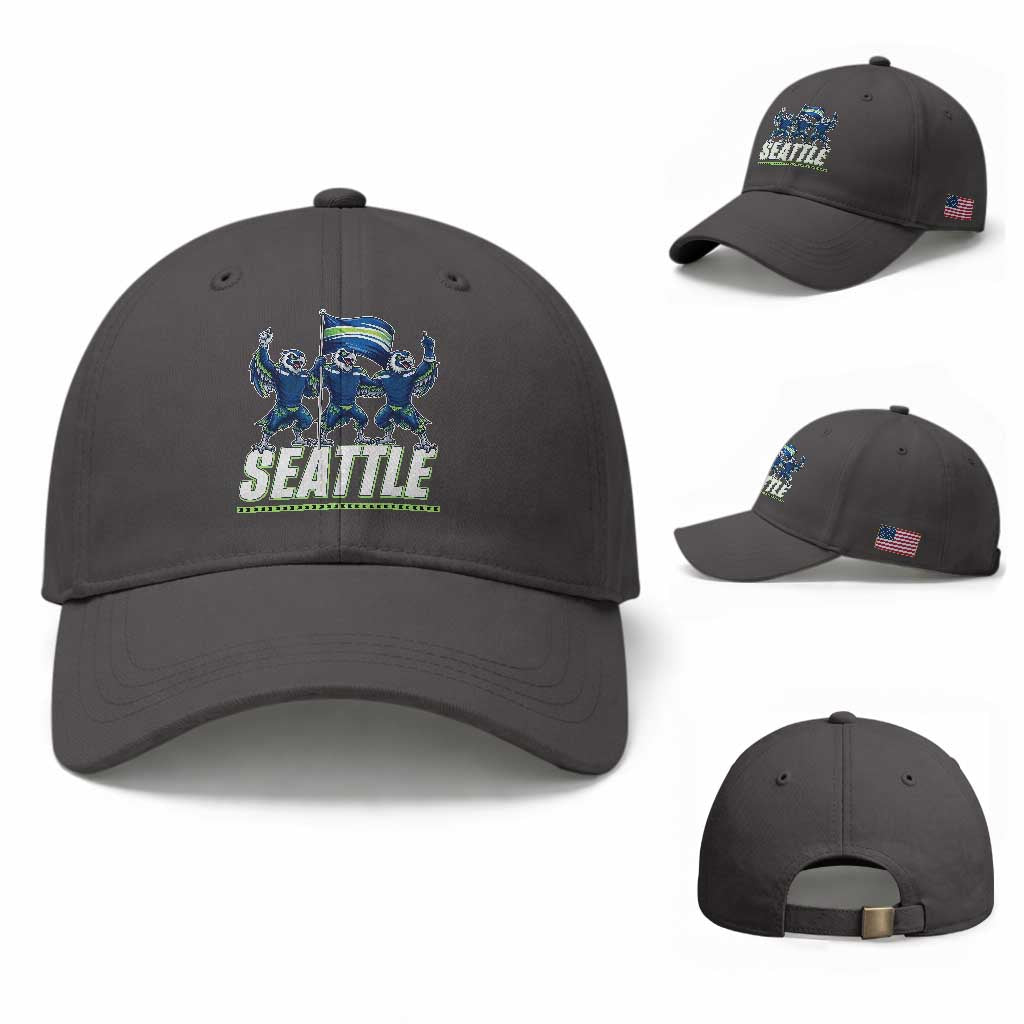 Seattle Fan Pride Victory Celebration Baseball Cap Gift For Sports Lovers