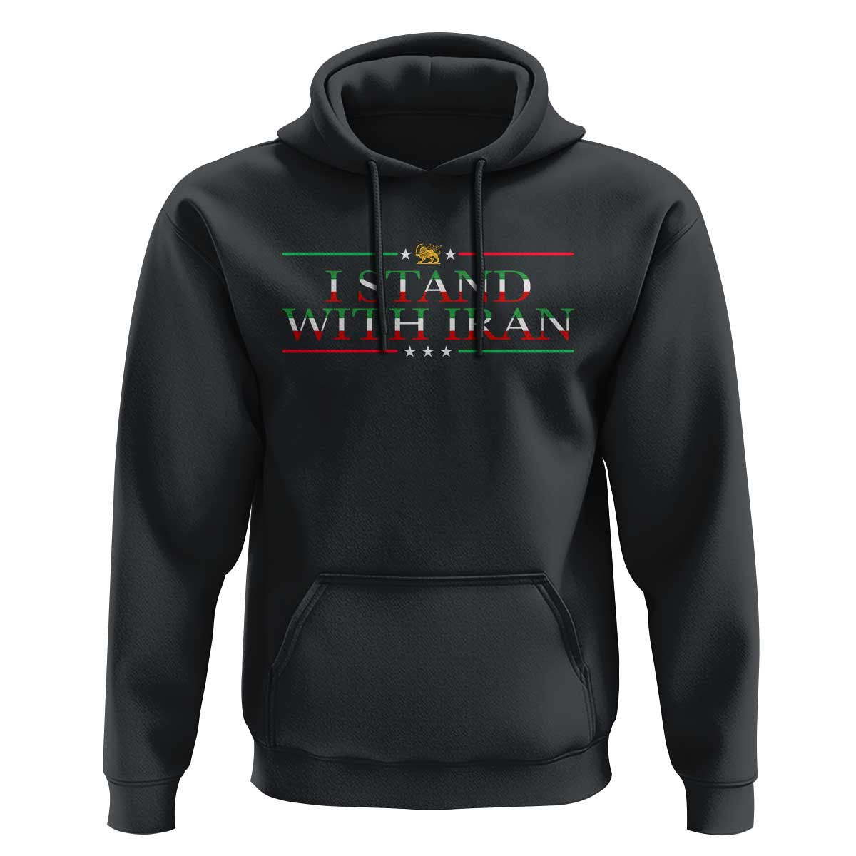 I Stand With Iran Hoodie Freedom For Iran 2026 Resistance Movement