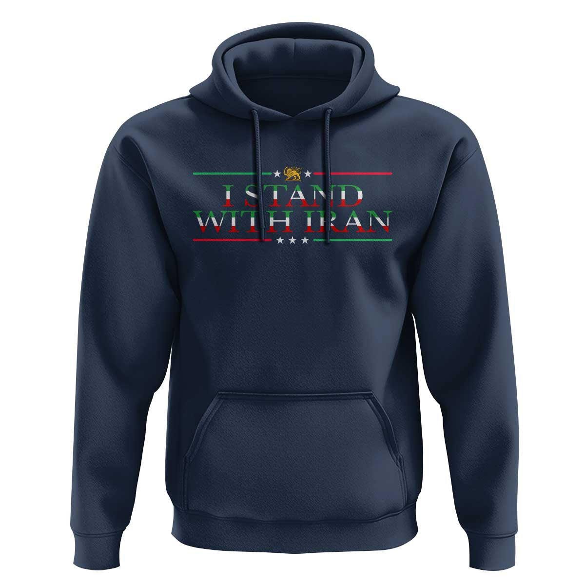 I Stand With Iran Hoodie Freedom For Iran 2026 Resistance Movement