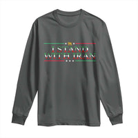 I Stand With Iran Long Sleeve Shirt Freedom For Iran 2026 Resistance Movement