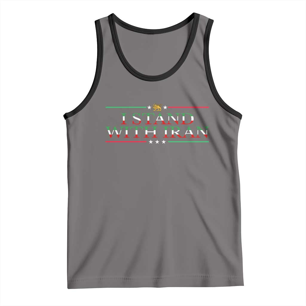 I Stand With Iran Tank Top Freedom For Iran 2026 Resistance Movement