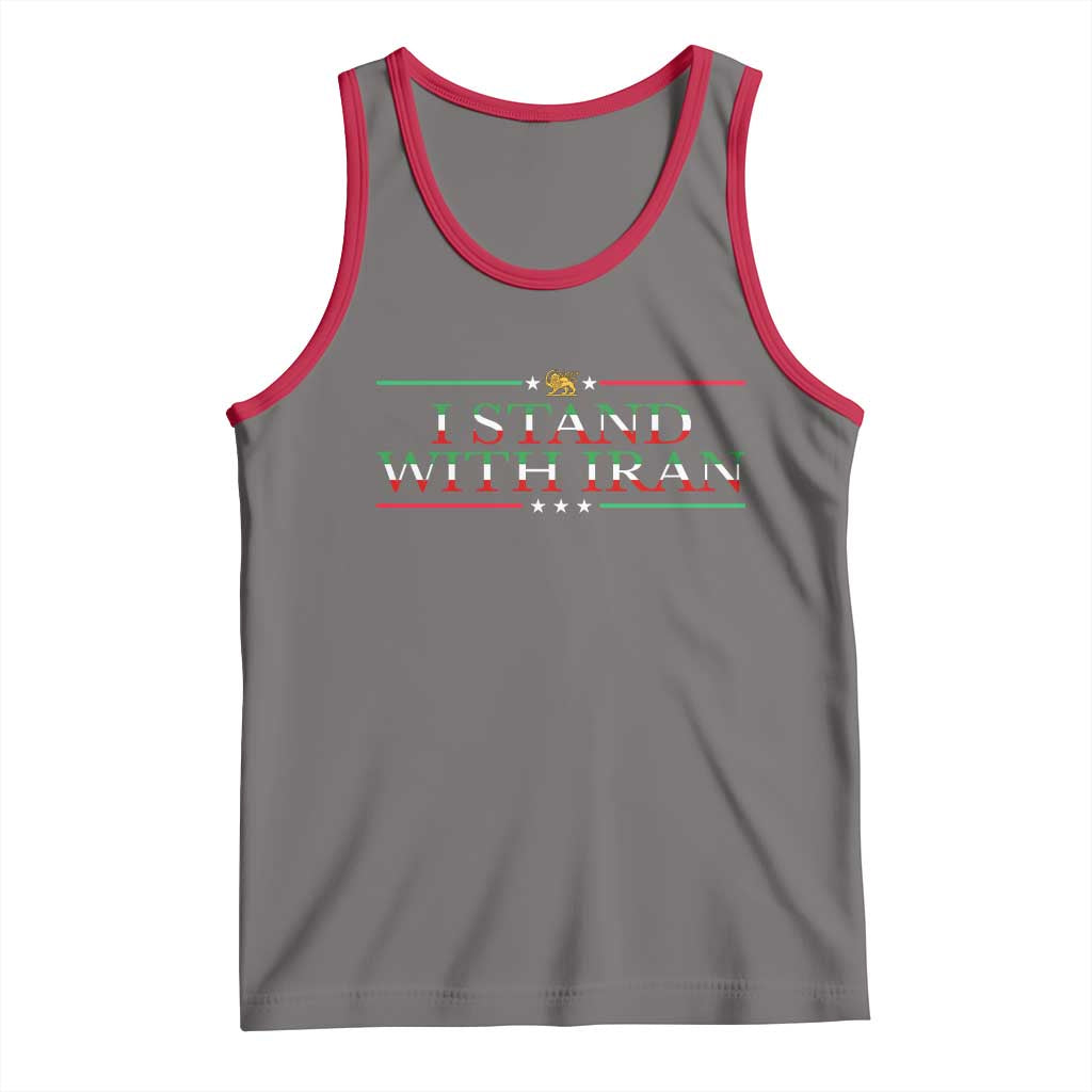 I Stand With Iran Tank Top Freedom For Iran 2026 Resistance Movement