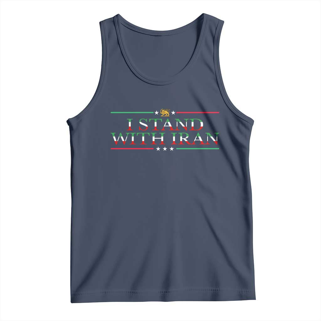 I Stand With Iran Tank Top Freedom For Iran 2026 Resistance Movement