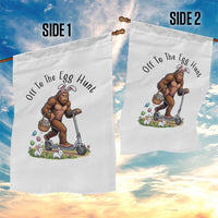 Funny Easter Bigfoot Garden Flag Off To The Egg Hunt