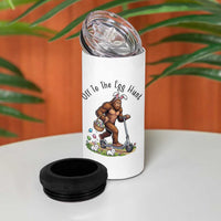 Funny Easter Bigfoot 4 in 1 Can Cooler Tumbler Off To The Egg Hunt