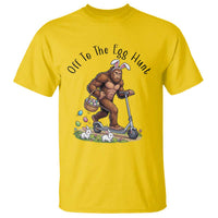 Funny Easter Bigfoot T Shirt Off To The Egg Hunt