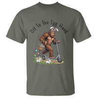 Funny Easter Bigfoot T Shirt Off To The Egg Hunt