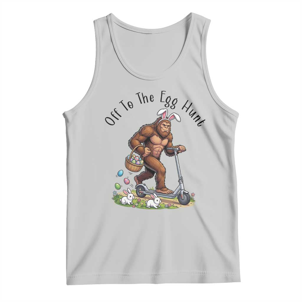 Funny Easter Bigfoot Tank Top Off To The Egg Hunt