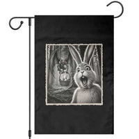 Funny Easter Bunny Selfie Mothman Egg Hunt Garden Flag