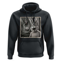 Funny Easter Bunny Selfie Mothman Egg Hunt Hoodie