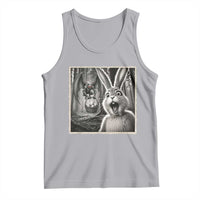 Funny Easter Bunny Selfie Mothman Egg Hunt Tank Top