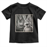 Funny Easter Bunny Selfie Mothman Egg Hunt Toddler T Shirt