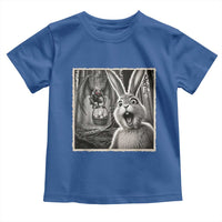 Funny Easter Bunny Selfie Mothman Egg Hunt Toddler T Shirt