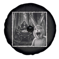 Funny Easter Bunny Selfie Spare Tire Cover Bigfoot Jersey Devil Chupacabra Egg Hunt