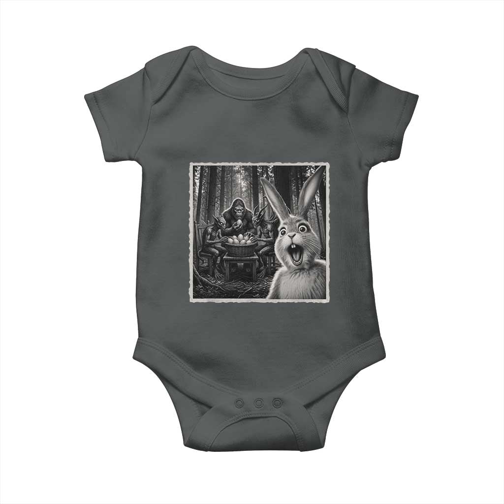 Funny Easter Bunny Selfie Baby Onesie Bigfoot Jersey Devil Chupacabra Egg Hunt