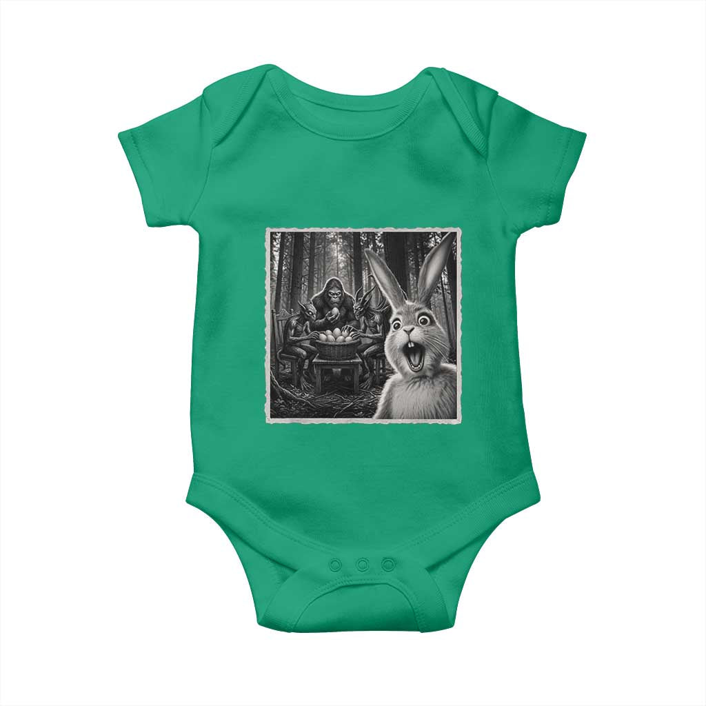 Funny Easter Bunny Selfie Baby Onesie Bigfoot Jersey Devil Chupacabra Egg Hunt