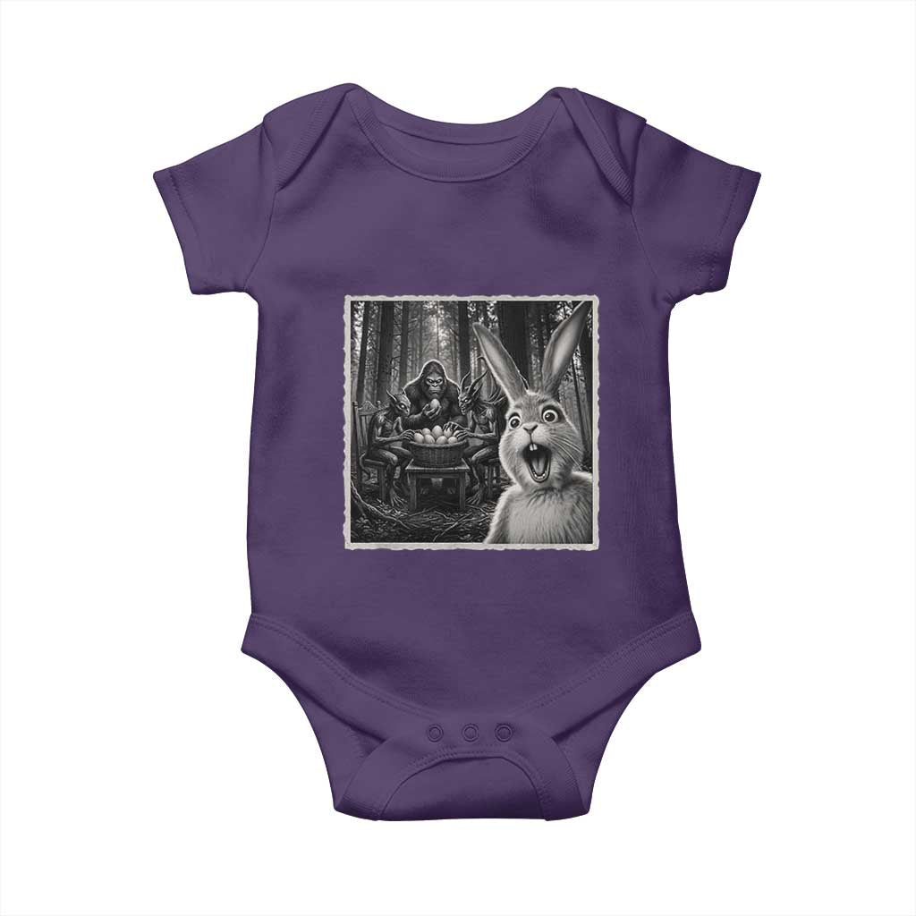 Funny Easter Bunny Selfie Baby Onesie Bigfoot Jersey Devil Chupacabra Egg Hunt