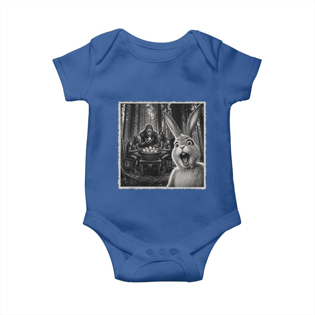 Funny Easter Bunny Selfie Baby Onesie Bigfoot Jersey Devil Chupacabra Egg Hunt