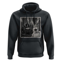 Funny Easter Bunny Selfie Hoodie Bigfoot Jersey Devil Chupacabra Egg Hunt
