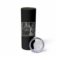Funny Easter Bunny Selfie Skinny Tumbler Bigfoot Jersey Devil Chupacabra Egg Hunt