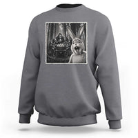 Funny Easter Bunny Selfie Sweatshirt Bigfoot Jersey Devil Chupacabra Egg Hunt