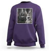 Funny Easter Bunny Selfie Sweatshirt Bigfoot Jersey Devil Chupacabra Egg Hunt