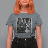 Funny Easter Bunny Selfie T Shirt For Women Bigfoot Jersey Devil Chupacabra Egg Hunt
