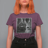 Funny Easter Bunny Selfie T Shirt For Women Bigfoot Jersey Devil Chupacabra Egg Hunt