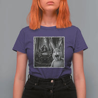 Funny Easter Bunny Selfie T Shirt For Women Bigfoot Jersey Devil Chupacabra Egg Hunt