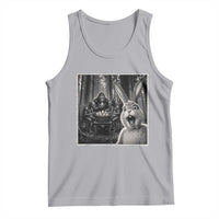 Funny Easter Bunny Selfie Tank Top Bigfoot Jersey Devil Chupacabra Egg Hunt