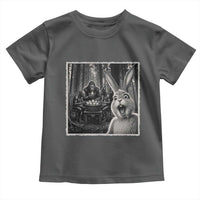 Funny Easter Bunny Selfie Toddler T Shirt Bigfoot Jersey Devil Chupacabra Egg Hunt