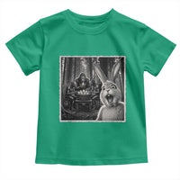 Funny Easter Bunny Selfie Toddler T Shirt Bigfoot Jersey Devil Chupacabra Egg Hunt